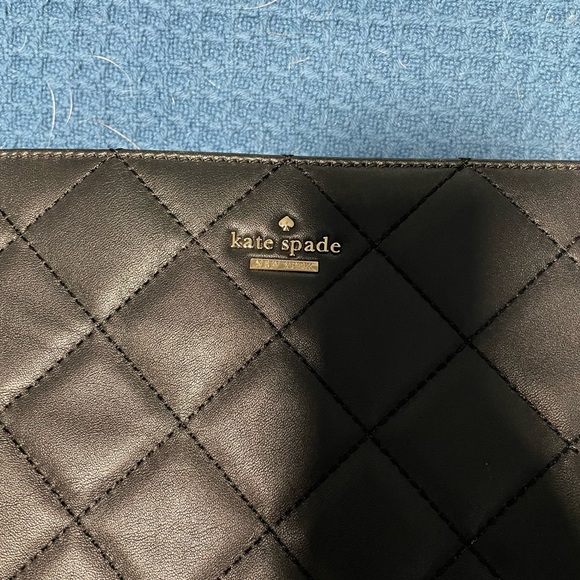 Kate Spade Black Quilted Leather Crossbody Bag - Picture 2 of 7